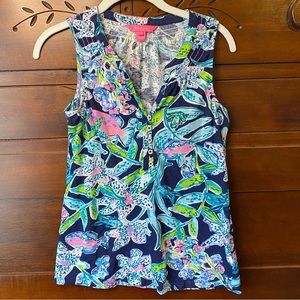 Lilly Pulitzer floral print tank